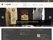 Tablet Screenshot of cafescivit.com